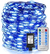 ZAECANY LED String Lights 99ft 300 LEDs Fairy String Lights for Bedroom, Patio, Indoor/Outdoor Wa...