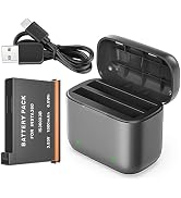 EERSY Replacement for Insta 360 x3 Fast Battery Charger Hub with Misro SD Card Slots, and 1-Pack ...