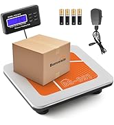 Bonvoisin Postal Scale Digital 300kg/ 660lb Parcel Shipping Scale kg/oz/lb Switchable, Heavy Duty...
