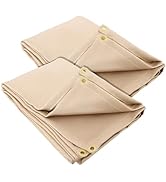 TOPDC 2 Pack Welding Blanket 4x6 ft Heavy Duty Fiberglass Heat Resistant Welding Blanket, 1022°F ...
