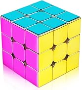 D-FantiX Mirror Reflective Magnetic Speed Cube 3x3x3, Cyclone Boys Original Stickerless Magic Cub...