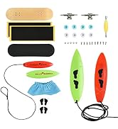 ACFELLE Finger Surfboard Finger Skateboard Set,Finger Surfboard Skateboard,Finger Toy Surfboard f...
