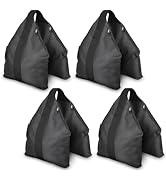 150 LBS Set of 4 Heavy Duty Sandbag Weights, Extra Large Canopy Weights Sand Bags for Photography...