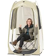 Sportneer Clear Sport Tent, 1 Person Transparent Outdoor Pop-Up Tent, Lightweight & Portable Weat...