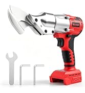 For Milwaukee M18 18V Battery Cordless Metal Shear Cutter 295Ft-Lbs Torque | 360° Pivoting Head, ...