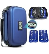 Gosemai 24h Insulin Cooler Travel Case TSA Approved Medication Diabetic Cooler For Travel With Th...