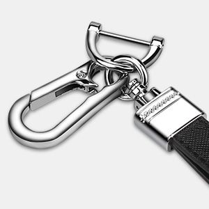Leather Car Keychain