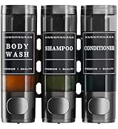 Cabo Deseado Shower Soap Dispenser Wall Mounted No Drill Shampoo Dispenser for Shower Wall Shampo...