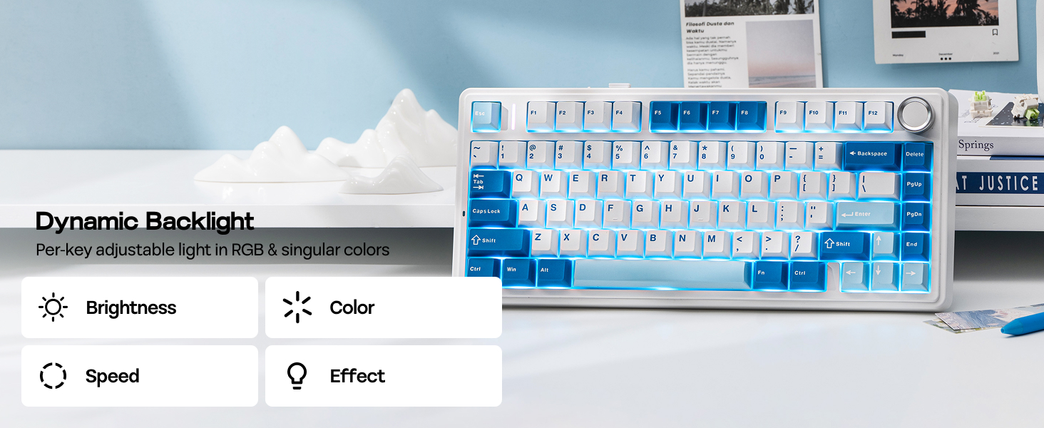F75 wireless gaming keyboard