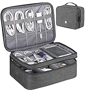 ORIENT FAMULAY Travel Electronics Organizer, Waterproof Cable Organizer Bag for Electronic Access...