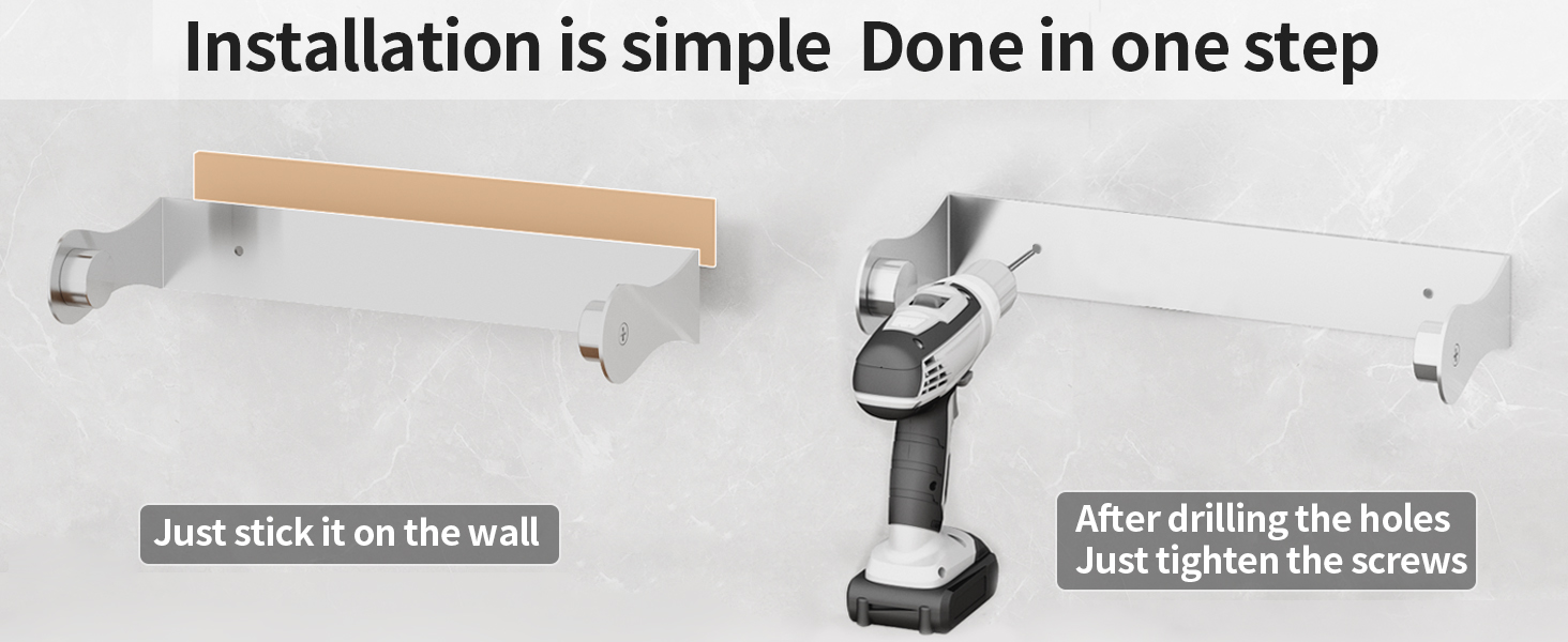 Paroto Paper Towel Holder Under Cabinet