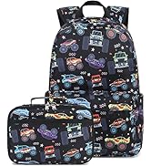 CAMTOP Backpack for Kids, Boys Girls Preschool Backpacks with Lunch Box Toddler Kindergarten Scho...