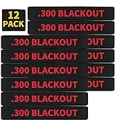 12 Pack Miaozhun .300 Blackout Magazine Marking Bands 300 BLK Magazine Caliber Identification