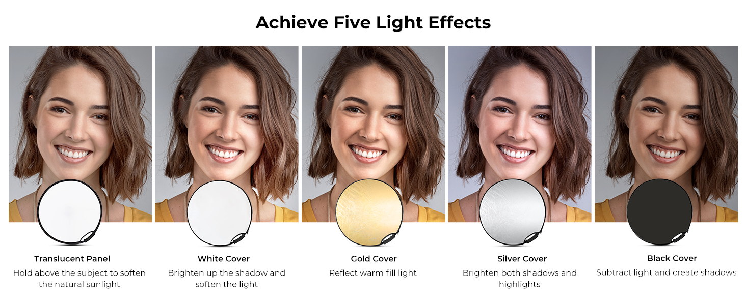 5 effects reflector