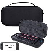 Carrying Case for Nintendo Switch 2 (2025), Large Capacity Switch 2 Case for Console & Accessorie...