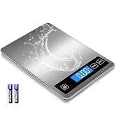 Food Kitchen Scale, Digital Food Scale 22lb/10kg Digital Kitchen Scale Precisely Measures Grams a...