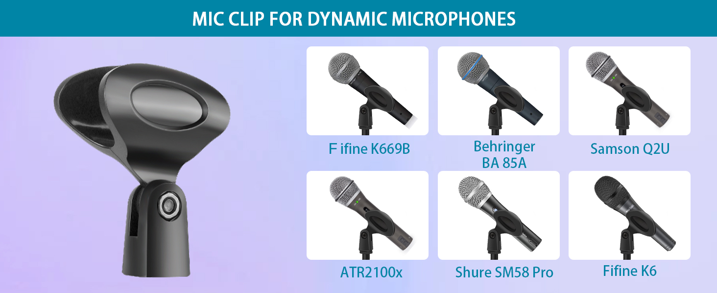 mic holder clip