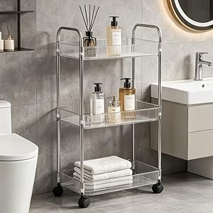 narrow storage cart
