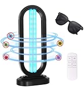 Feefir UV Light Sanitizer,4-Speed Timing and Remote Control UVC Home Disinfection Device,Ultravio...