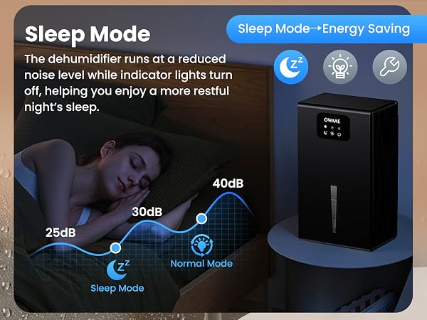 dehumidifier with sleep mode