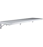AmGood Stainless Steel Folding Wall Shelf 18 in. x 60 in. | NSF | Concession Stand, Food Truck, K...