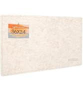 Bulletin Board, 36 x 24 inches Felt Board - Decorative Pin Board, Cork Board Alternative for Wall...