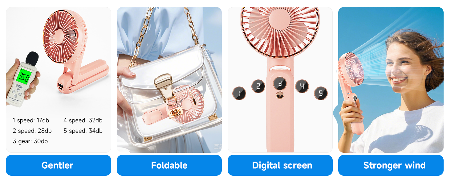 portable fan for travel travel fan portable fans mini fan handheld portable fan rechargeable