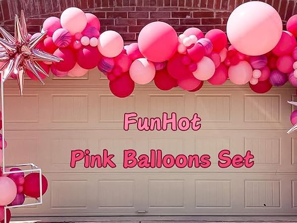 Hot Pink Balloons
