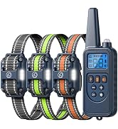 Heaflex Shock Collar with Remote, Dog Training Collar, 4 Training Modes with Beep, Vibration, Saf...
