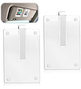 FDKYOEK 2 PCS Car Photo Holder, Car Picture Holder, Transparent Acrylic Car Photo Clip, Photo Car...