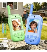 Gofunly Rechargeable Walkie Talkies for Kids: Lightweight Kids Video Walkies Talkies 5-7 Hrs Batt...