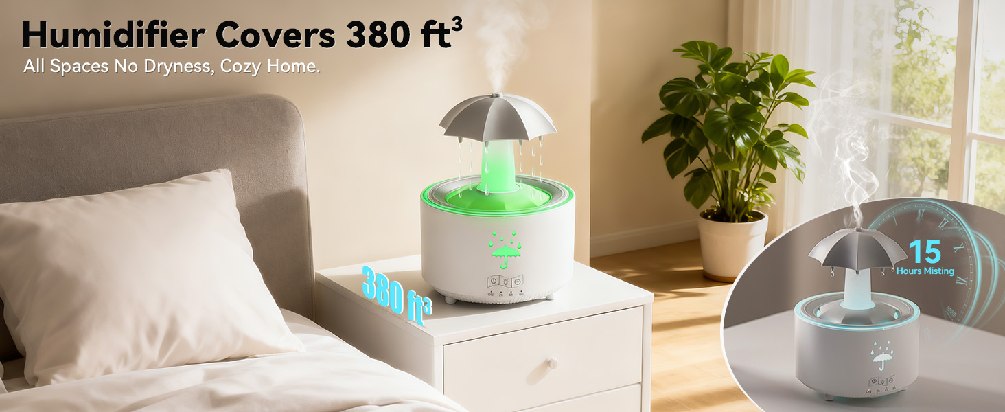 308 ft³ Humidifier: Fits Multiple Spaces