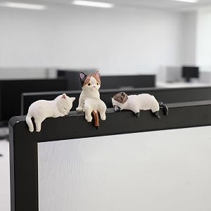 computer monitor cat decor