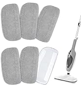 Nicemiya 6 Packs Steam Mop Pads Compatible with GorFanty GF-6610B/GF-6610, Neugo NE033/NE033M & M...