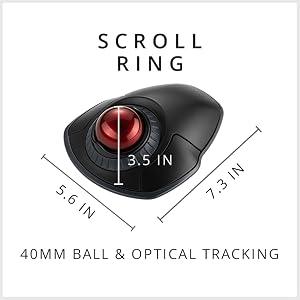 40mm ball & optical tracking