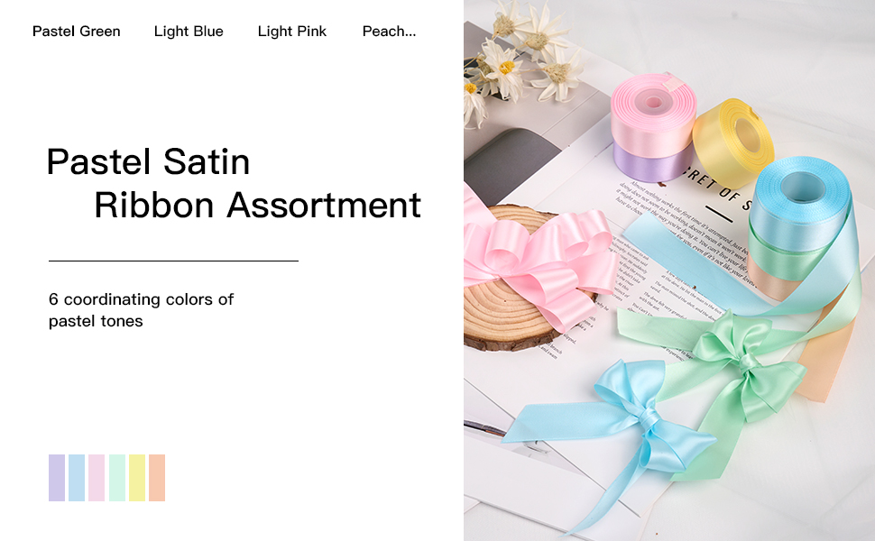 pastel ribbon