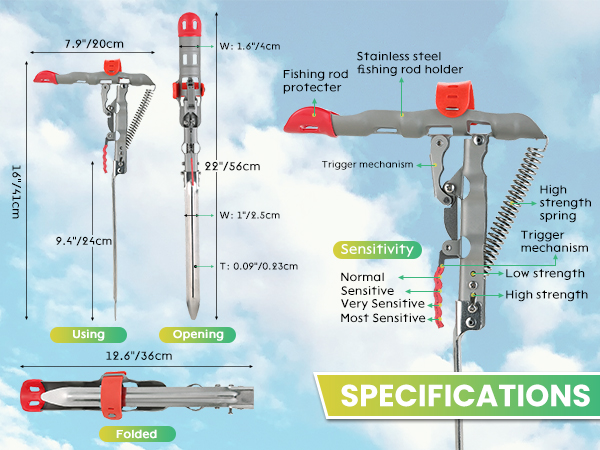 automatic rod bracket