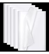 Phinus 140 Sheets White Tissue Paper, 14 x 20 Inches Tissue Paper Bulk, Wrapping Tissue Papers fo...
