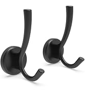 Ant Mag Magnetic Coat Hooks Strong Magnet Wall Double Hooks for Hanging Coats Jackets Robes Backp...