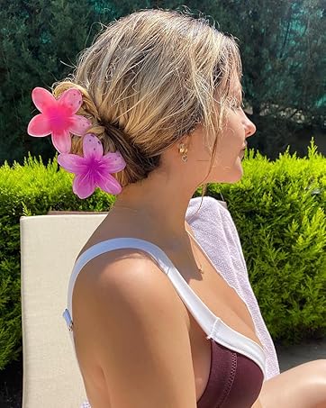 flower claw clip