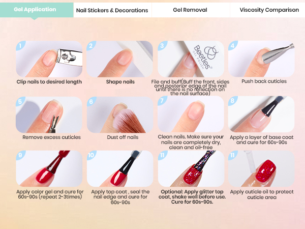 gel nail kit manicure kit