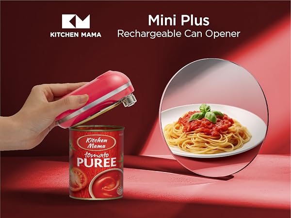 Rechargeable Electric Can Opener, Compact Can Opener, USB-C Can Opener, Hands-Free Can Opener
