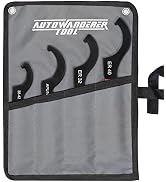 AutoWanderer Tool 4PCS Universal Coilover Spanner Wrench Set Heavy Duty Steel Spanners for Most C...