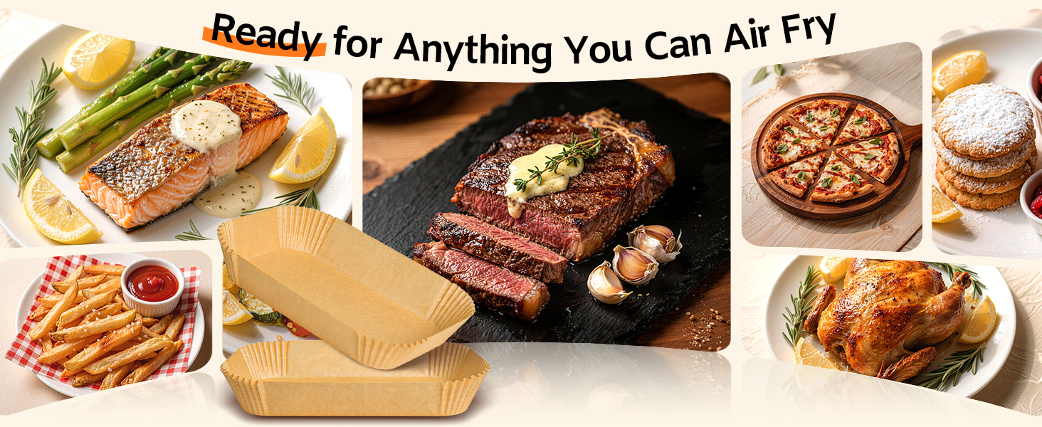 rectangle air fryer liners