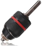 Fresayerd Keyless Drill Chuck with SDS Plus Shank, 1/16"-1/2" Universal SDS Chuck Adapter, 3-Jaw ...