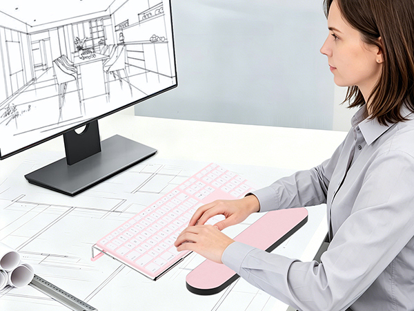 computer keyboard stand wrist rest set