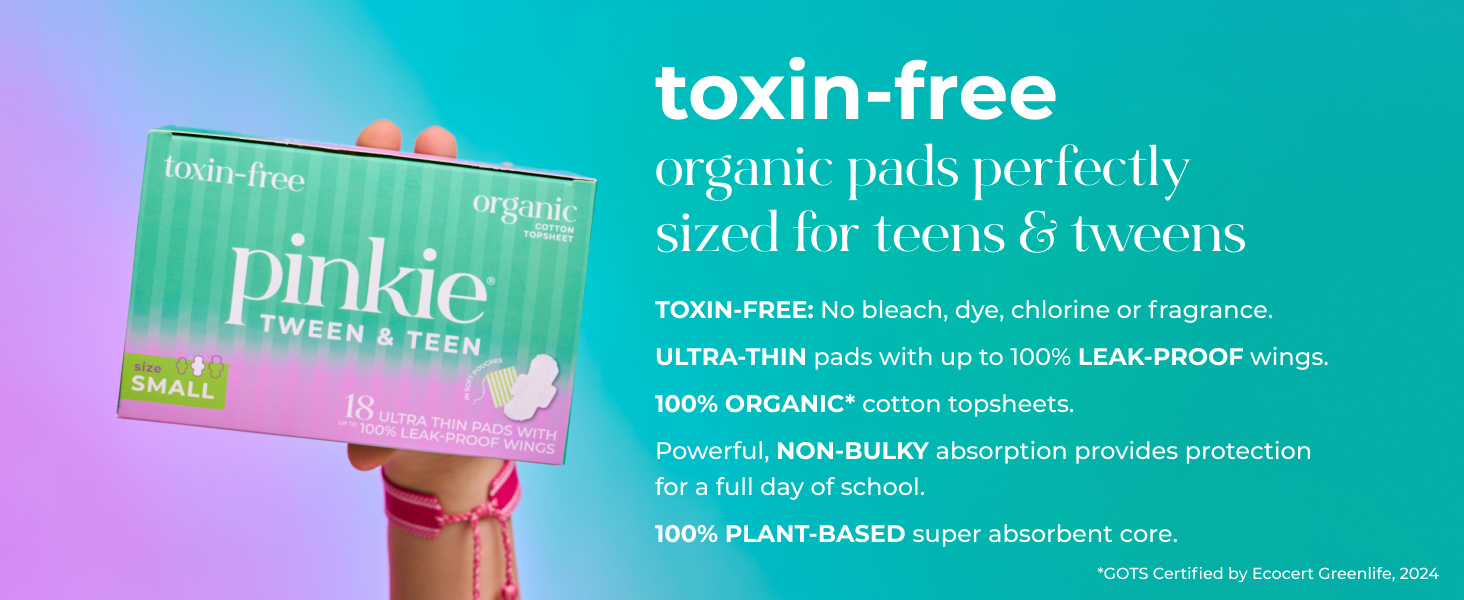 pads perfect for teens and tweens