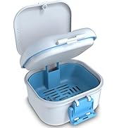 BVN Leakproof Denture Cup, Upgraded Carrying Storage, Denture Bath Box with Filter, Denture Cup f...