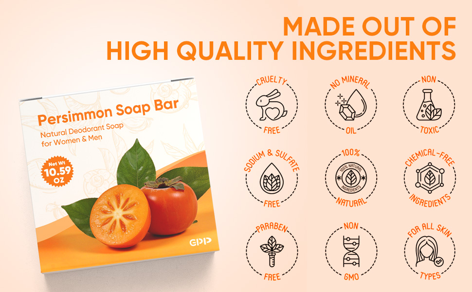 persimmon bath soap