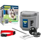 PetSafe Stay & Play Wireless Fence with Replaceable Battery Collar No Wire to Bury Covers 3/4-Acr...